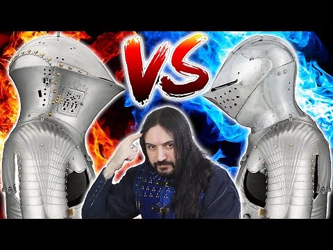 What's The Best Medieval Helmet? Frogmouth VS Armet EPIC Comparison