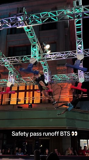 Intense Ninja Warrior Safety Pass Battle