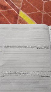 Question 7How does water change into vapors at a temperature ... | Filo