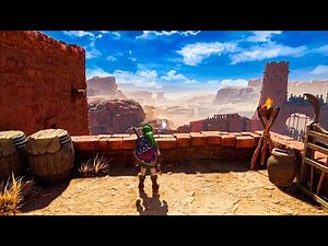 Zelda: Ocarina of Time Remake - New Gameplay 4K (Dungeons, Combat, Items)