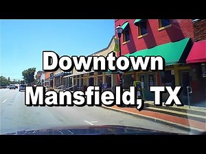 Driving Downtown Mansfield, TX (Dash Cam)