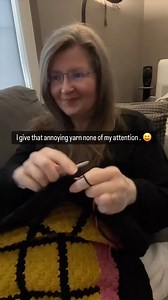 Here's one way to work with black yarn! Can you crochet without looking? Reel by @mspagerix via Instagram | Yarnspirations