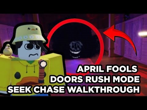 DOORS | Rush mode SEEK CHASE Walkthrough!