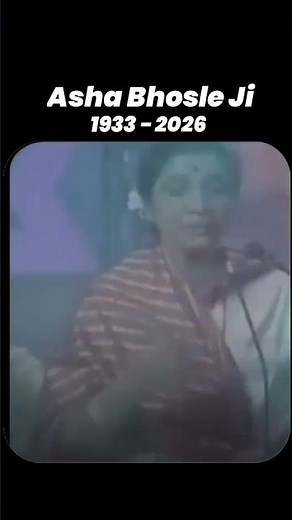 Remembering Asha Bhosle ❤️ | A Voice That Defined Generations