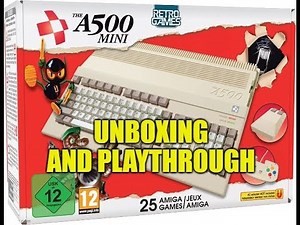 Amiga 500 Mini - Unboxing and Playthrough