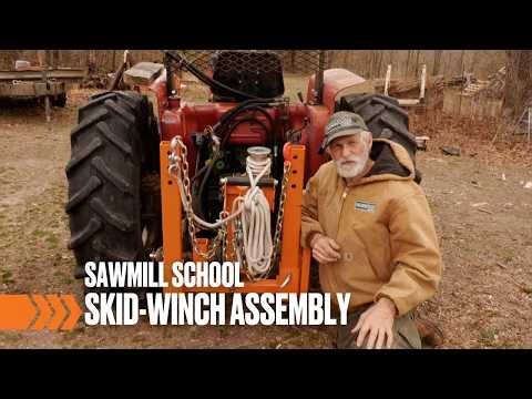 How to Assemble a Skid-Winch | Hydraulic Log Skidding Winch for Tractors