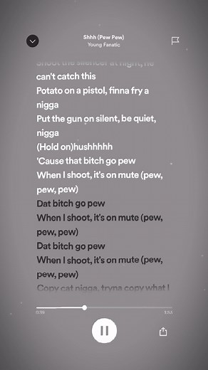 pew pew pew #foryou #lyriicsmusiics