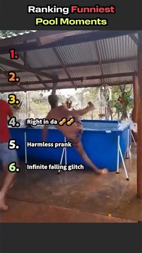 😂 Ranking Funniest Pool Moments 😂 #pool #funny #viral #viralshorts