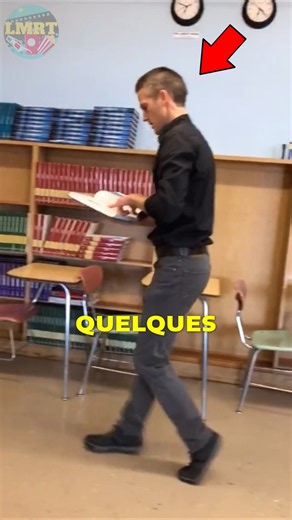 😱 This teacher turned into Michael Jackson right in the middle of class #shorts