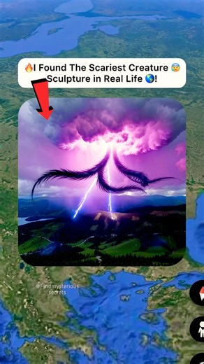 🔥I Found The Scariest Creator in Real Life On Google Earth 🌎! #shorts #findmysterioussecrets