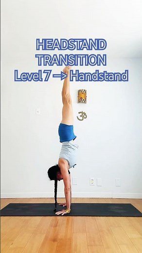 Yoga Headstand Challenge 🙃 Level 7 🤸 Lift To Handstand 💥