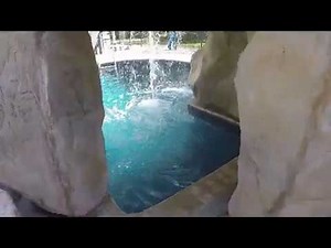Pool Grotto with Waterfall & Rock Slide