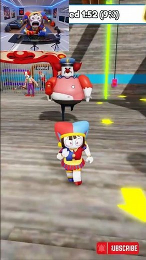 POMNI ESCAPES CLOWN PRISON RUN! 🤡😱 (Roblox Obby)