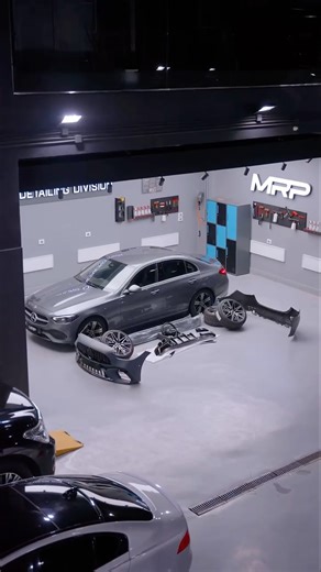 ᴍ ʀ ᴘ ᴇɢʏᴘᴛ on Instagram: "C180 Avant-Garde Fully Transformed into a C63 Beast ✅️ Transformed with the full set of C63 components: • C63 front bumper • C63 rear bumper • C63 black grille • C63 spoiler • C63 diffuser • C63 side skirts • 19” AMG wheels — dipped in black • OEM AMG Steering Wheel A full chrome delete sharpens every edge, and the car is protected in matte film for a stealth, refined finish — elegance upgraded into pure AMG aggression. #c180 #c63 #mercedes #amg #amgconversion #oemamg 