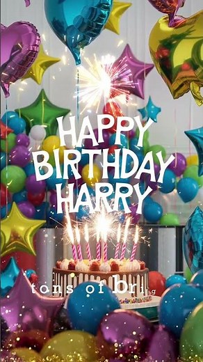 Happy Birthday Harry 🎂 | Wishing You a Fantastic Celebration!