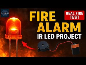 How I Made a Fire Alarm Using IR LED | Real Demo | Tinytronics