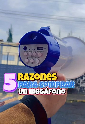 5 Razones para Comprar un Megáfono