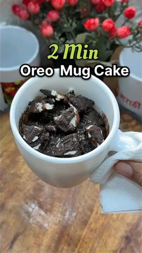 1 min Oreo Mug Cake | Oreo Cake | #mugcakes #cake #mugcake #cake #recipe #mugcakes #trending