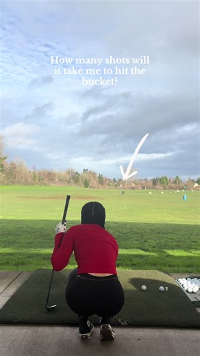 Golf Target Practice: Hitting the Bucket Challenge