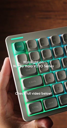 NuPhy Halo75 V2 I0 Series | Red Max Switch ‪@nuphystudio‬#nuphy #asmr #halo75v2io #air75v3