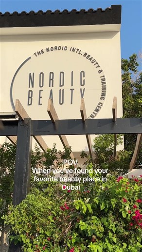 ‏Where your beauty journey begins✨ #nordicbeauty #dubai #skincare