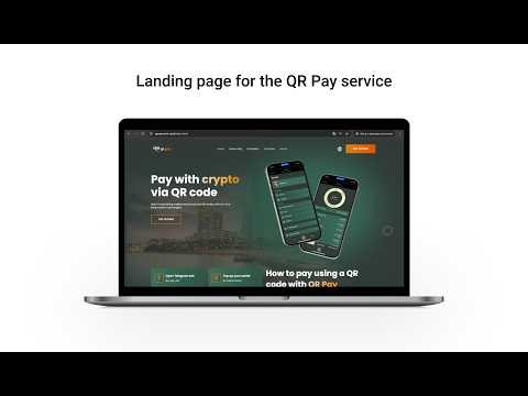 Landing page for the QR Pay service