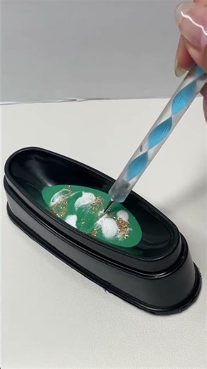 How to dip marble nails with nail powder