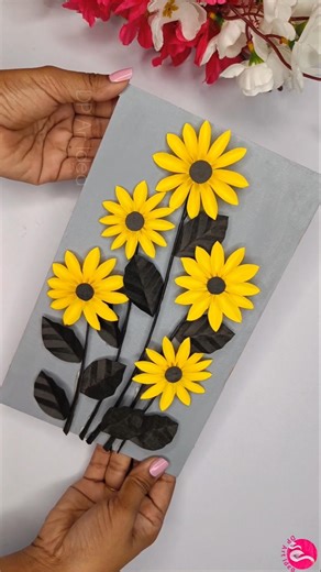easy Paper wall hanging #papercraft #diy #wallhanging