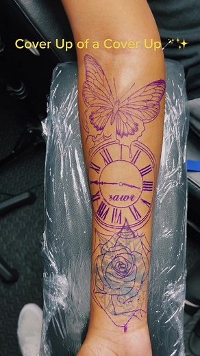 Cover Up Tattoo Ideas: Transforming a Cover Up Design