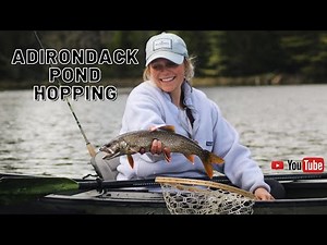 Pond Hopping Adirondack Brook Trout with Lake Clear Wabblers -- 2021 Canoe Pack-in Trip