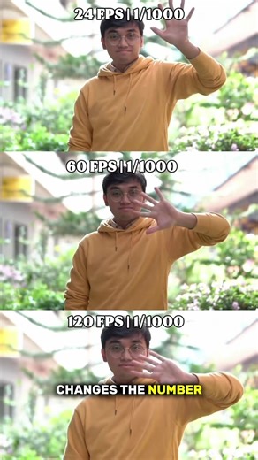 Unlock the secrets behind the lens! 🎥 From 24 FPS to 120 FPS, learn how to control the