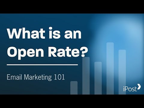 What is an open rate? Email Marketing 101