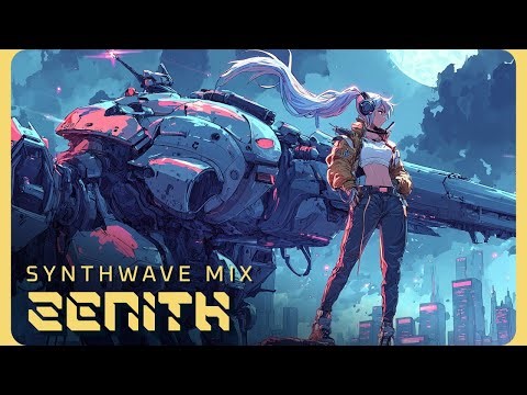 ZENITH | Mecha Synthwave Mix for Deep Focus & Productivity