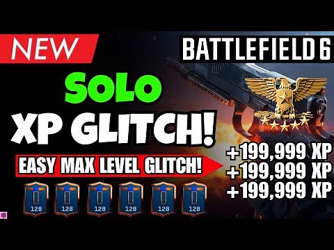 NEW BF6 SOLO Unlimited XP Glitch | FAST Max Level + Easy Weapon XP & Battle Pass Farm BF6 Glitch