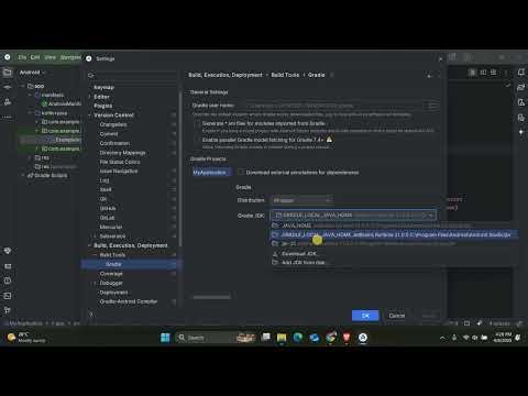 How To Change JDK Version for Gradle in Android Studio - Easy Fix