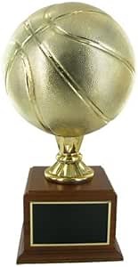 SHOP AWARDS AND GIFTS Customizable Championship Gold Basketball Trophy, Includes Personalization
