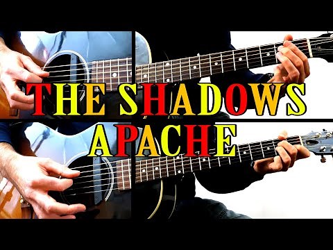 APACHE (THE SHADOWS)/ COMPLETE SONG FOR TWO GUITARS (CHORDS & MELODY)/ INSTRUMENTAL ROCK DUO#54