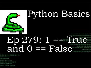 Python Basics 0 == False and 1 == True