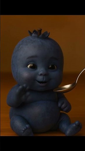 Baby Eating Blueberry 🫐 | Cute & Funny ASMR Baby Sounds 😍