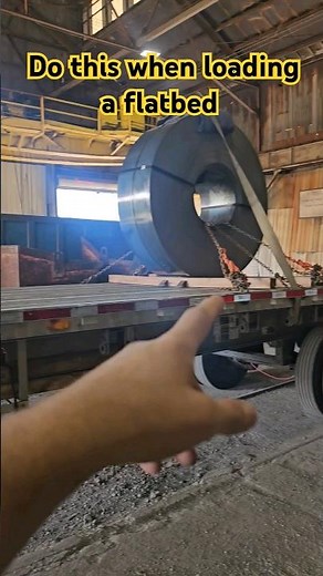 how to load a flatbed...