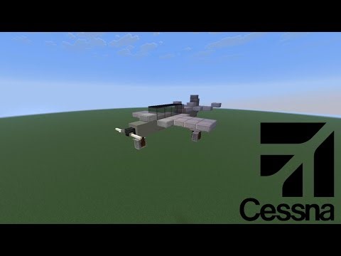 Minecraft: Como fazer um Cessna 208 Caravan - Aeronave