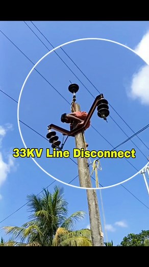 997K views · 2.3K reactions | 33kv Old Line Disconnect. #electrician #Lineman #wark #reels #technician #export #trending #foryou | Technical Work | Facebook