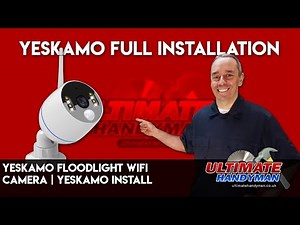 Yeskamo Floodlight WIFI Camera | Yeskamo install