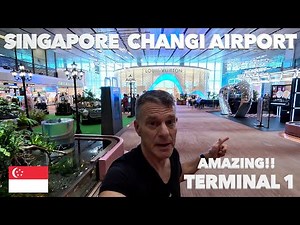 Beautiful!! SINGAPORE 🇸🇬 CHANGI AIRPORT TERMINAL 1