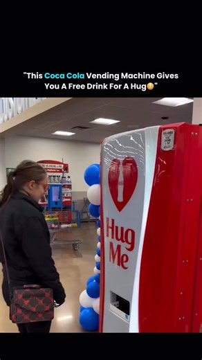 Deep Science | Sharp Minds Only on Instagram: "Coca-Cola once installed a “Hug Me” vending machine that didn’t take money—it took hugs. The machine used pressure sensors to detect a real embrace, and instead of a payment, it rewarded people with a free Coke. It was part of Coca-Cola’s “Open Happiness” campaign, designed to turn an everyday moment into something fun, emotional, and unforgettable. A simple hug became a worldwide viral idea, proving how powerful creativity and human connection can 