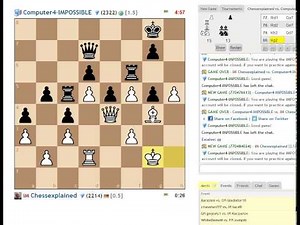 Blitz Match #2 vs Computer4Impossible on Chess.com