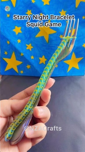 DIY Starry Night Bracelet (869) ASMR Tutorial #diy #gift #asmr #viral #shorts #usashorts