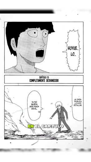 “Cuando todo desaparece… ya es demasiado tarde | Mob Psycho 100” capitulo 15 #webcomic #manga #anime #animetiktok #mobpsycho100