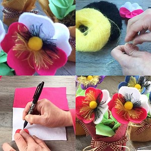 406K views · 2.4K reactions | Hello everybody!!!! With this video, Maria Mancini show you how to make a simple felt violet !!! Enjoy with creativemamy Please follow us on YouTube and Instagram www.youtube.com/c/creativemamy www.instagram.com/creativemamy | CreativeMamy | Facebook