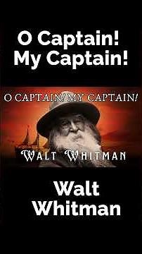 O Captain! My Captain by Walt Whitman | Classic Poetry Audiobook #audiobook #poem